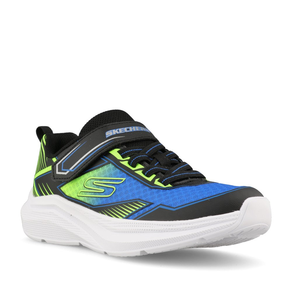 Skechers Boys 404127L Microspec Velocity Grid-Drift Trainer In Black
