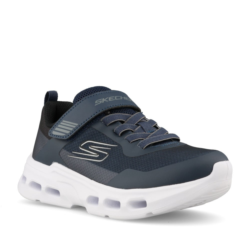 Skechers Boys 405125L Glide-Step Drift Zorzox Trainer In Navy & Grey