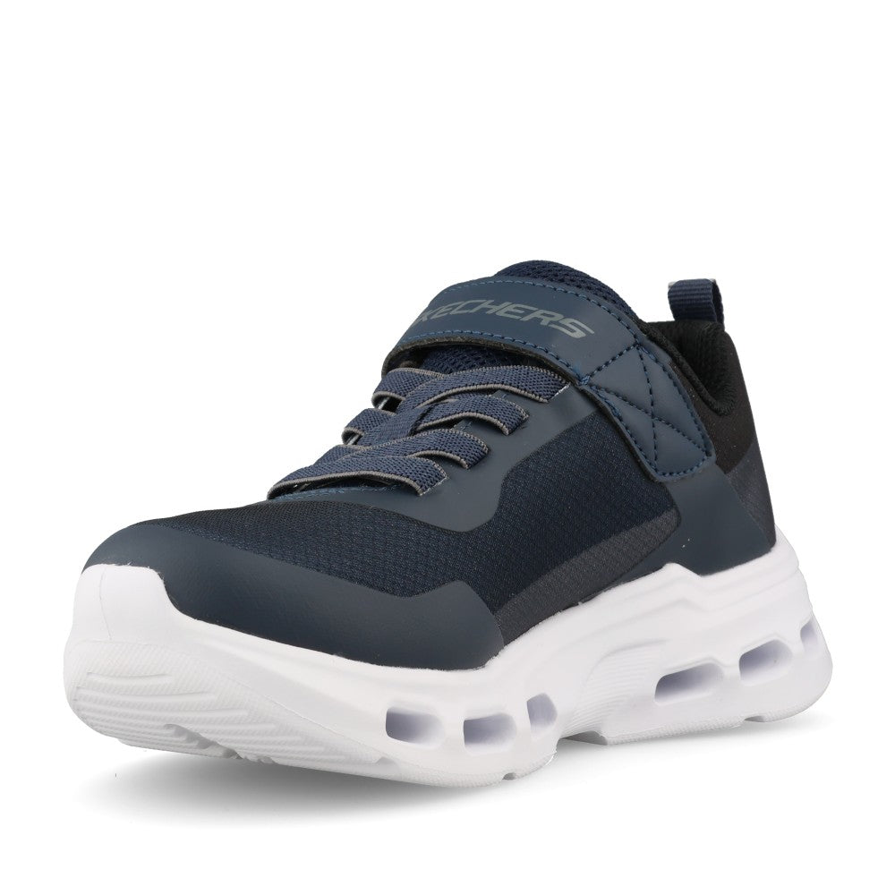 Skechers Boys 405125L Glide-Step Drift Zorzox Trainer In Navy & Grey