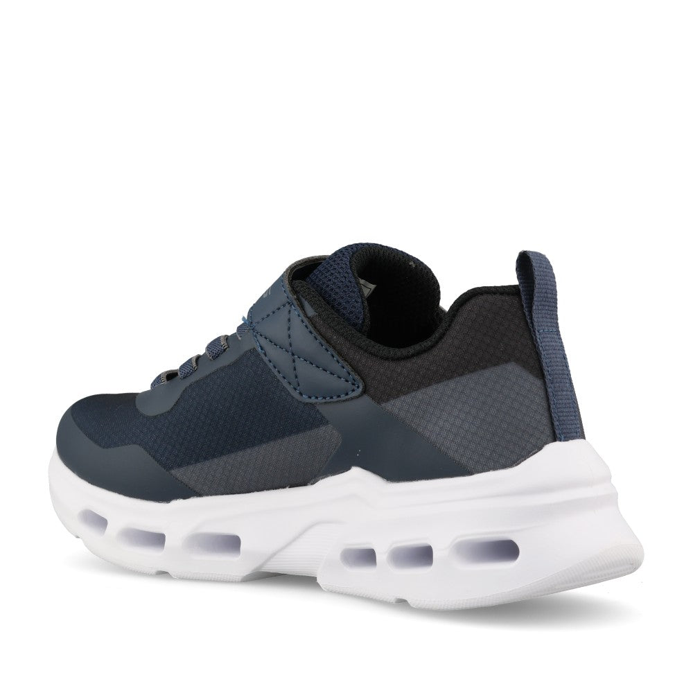 Skechers Boys 405125L Glide-Step Drift Zorzox Trainer In Navy & Grey