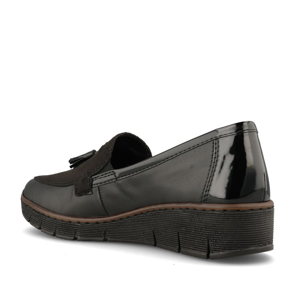 Rieker Ladies 53771 Shoe In Black