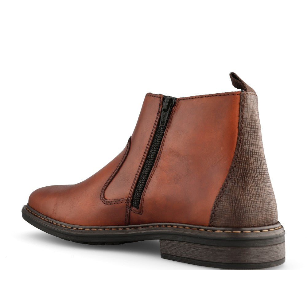 Rieker Mens 17654 Ankle Boot In Brown
