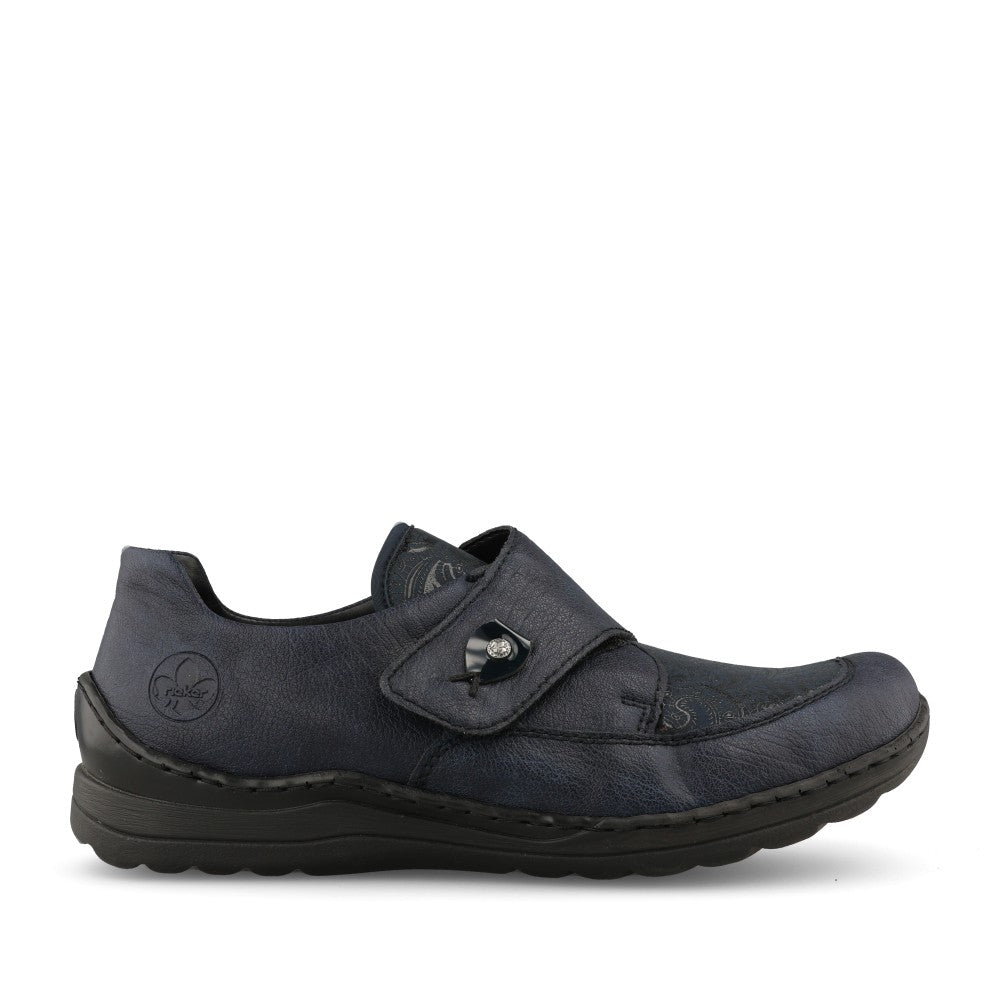 Rieker Ladies 48951 Shoe In Blue