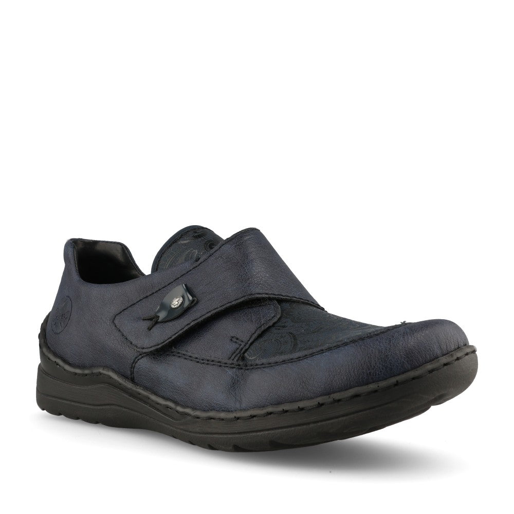 Rieker Ladies 48951 Shoe In Blue