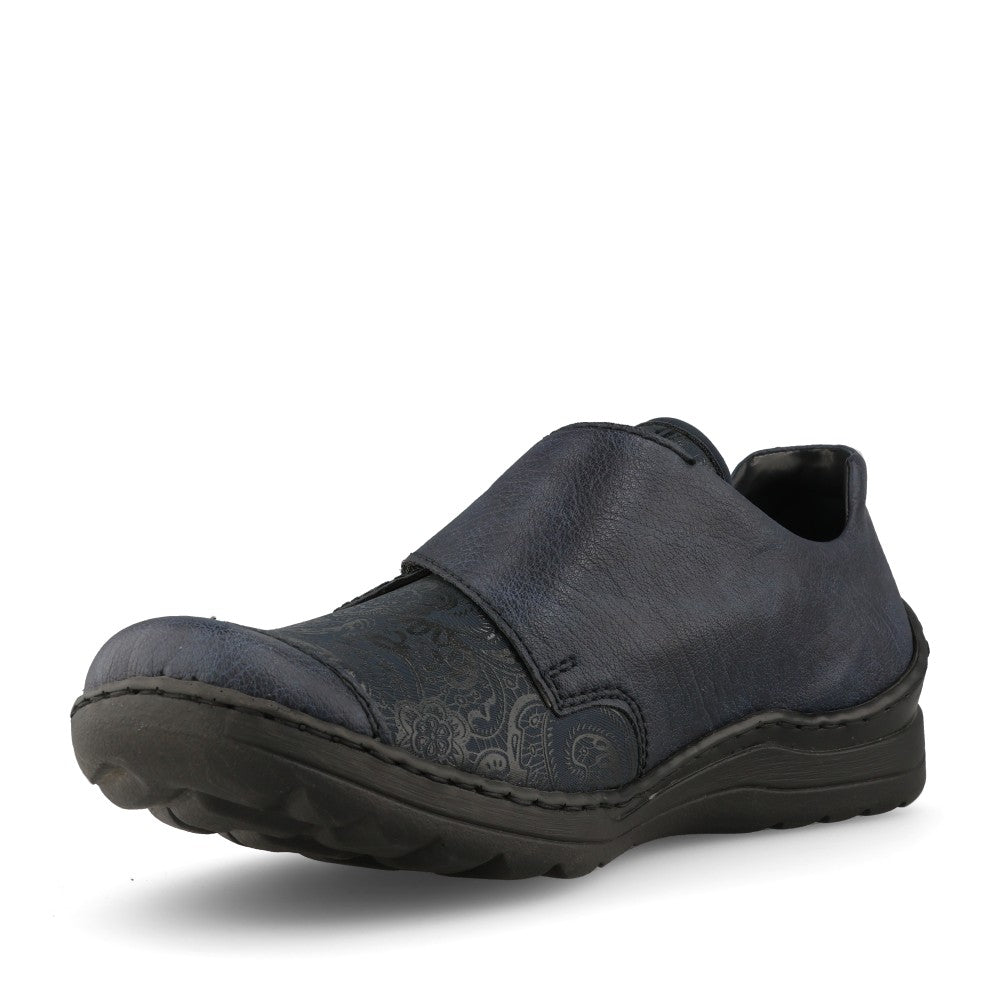 Rieker Ladies 48951 Shoe In Blue