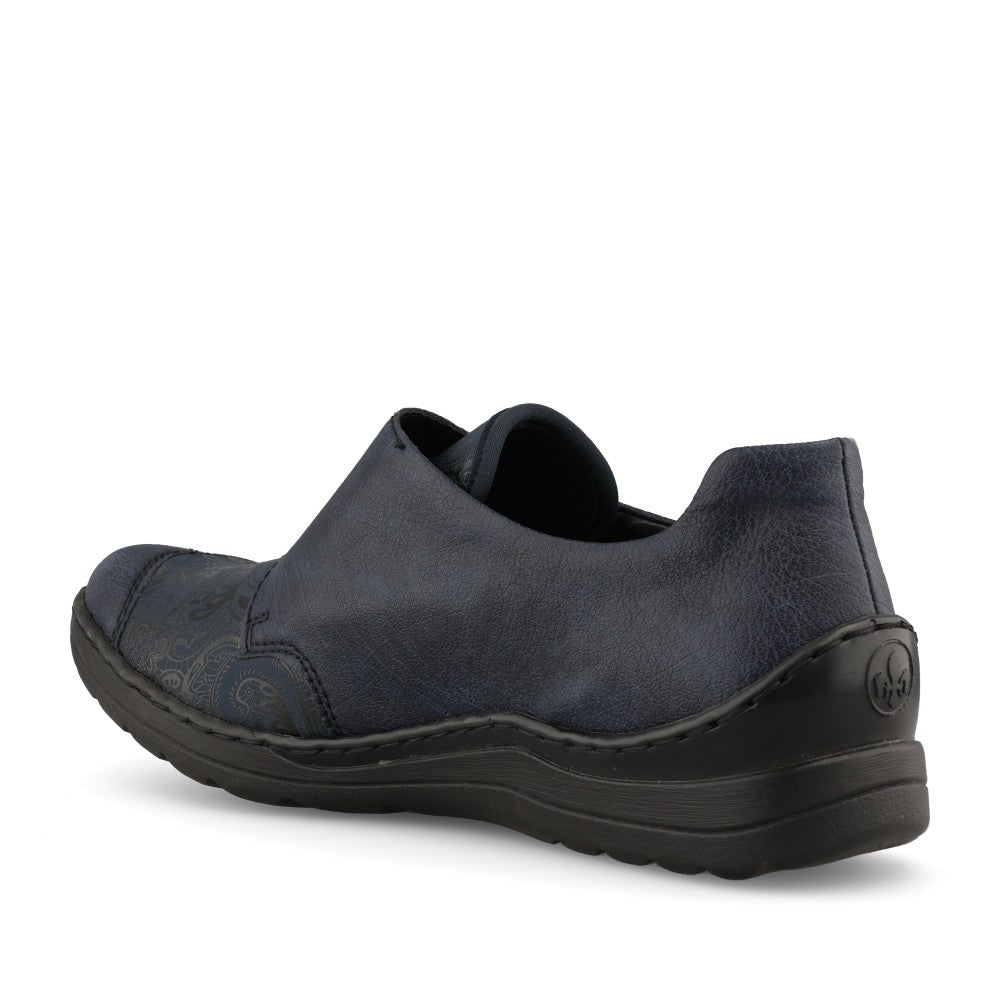 Rieker Ladies 48951 Shoe In Blue