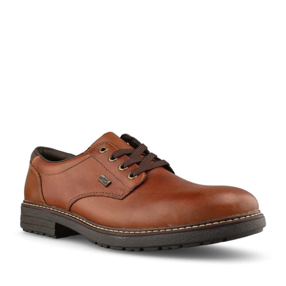 Rieker Mens 33101 Lace Shoe In Brown