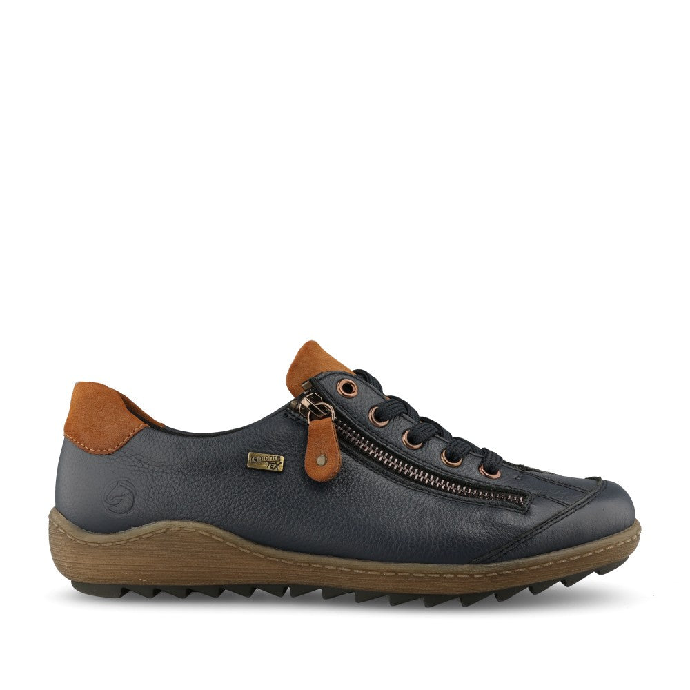 Remonte Ladies R1402 Shoe In Blue