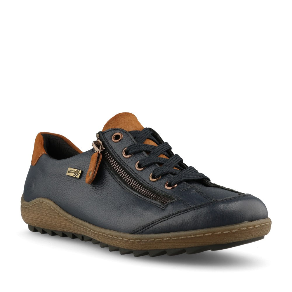 Remonte Ladies R1402 Shoe In Blue