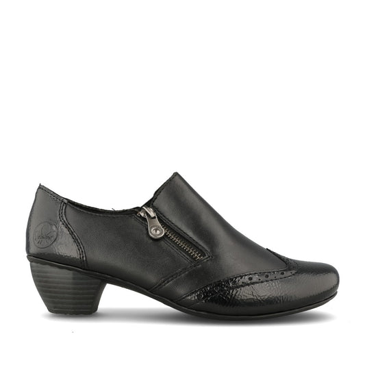 Rieker Ladies 41757 Shoe In Black