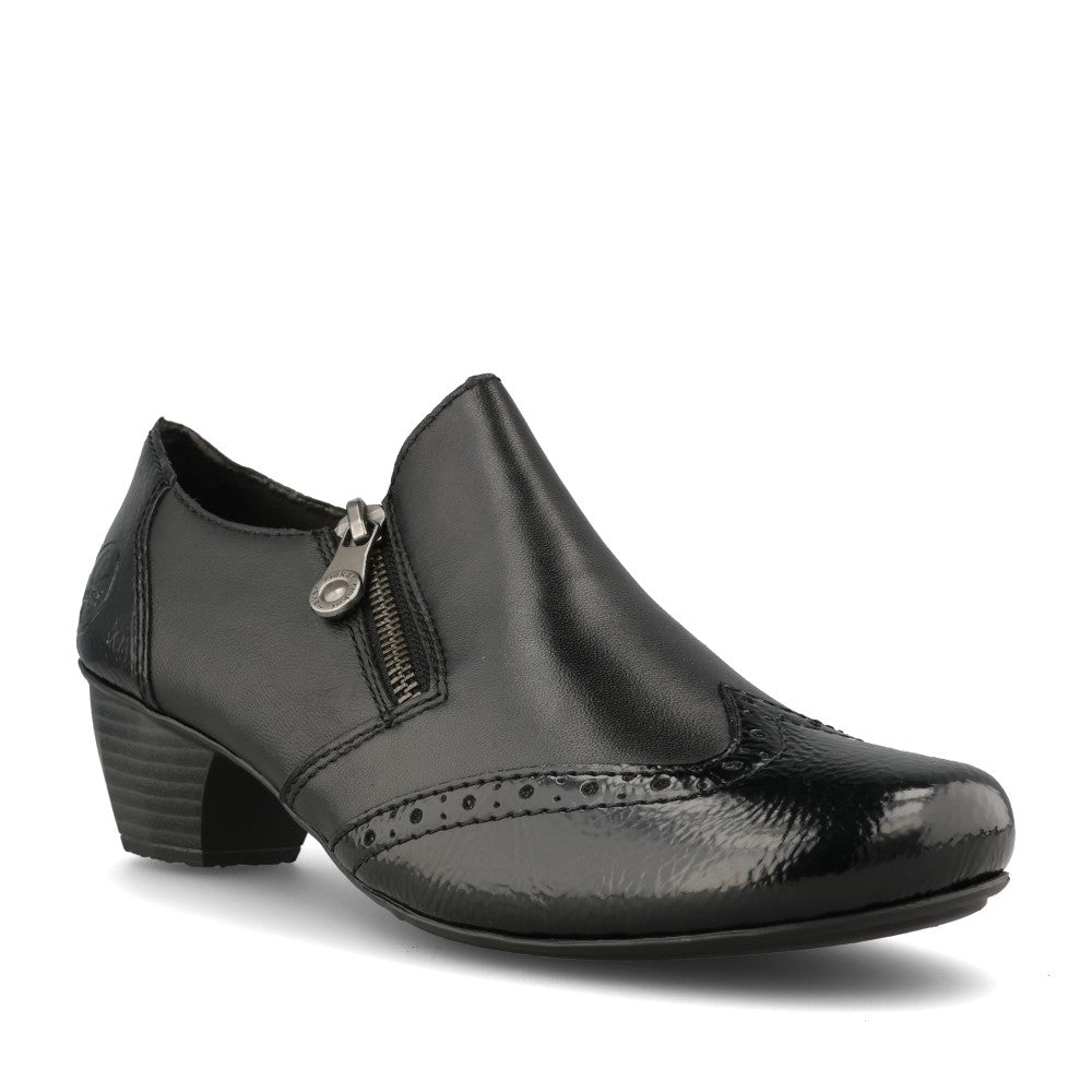 Rieker Ladies 41757 Shoe In Black
