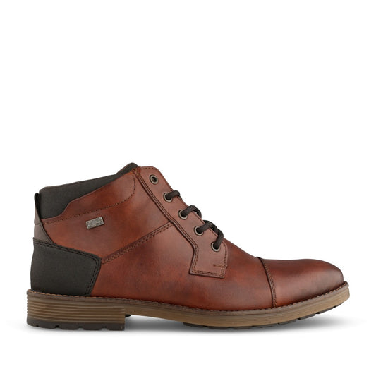 Rieker Mens F4500 Lace Boot In Brown