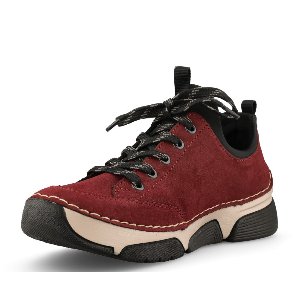 Rieker Ladies 45973 Shoe In Red