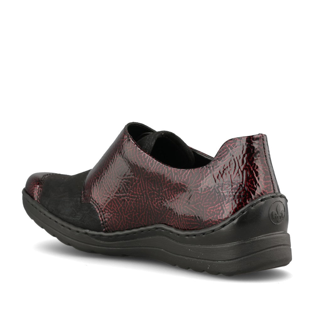 Rieker Ladies 48951 Shoe In Red