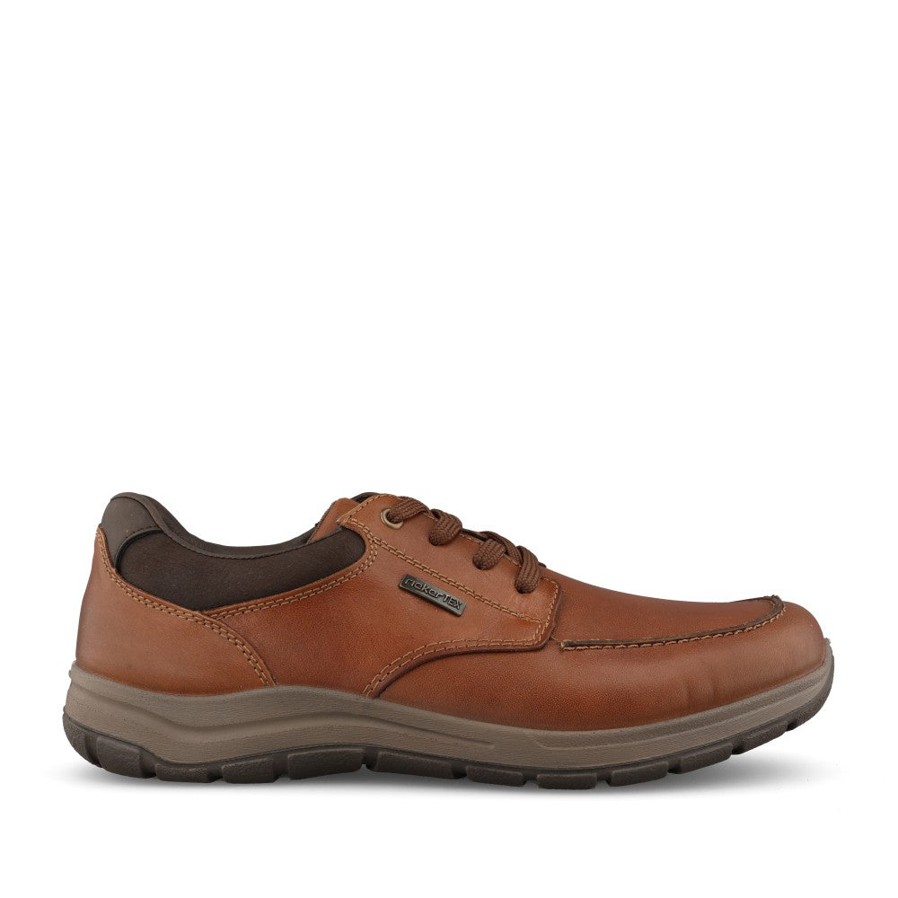 Rieker Mens 03607 Lace Shoe In Brown