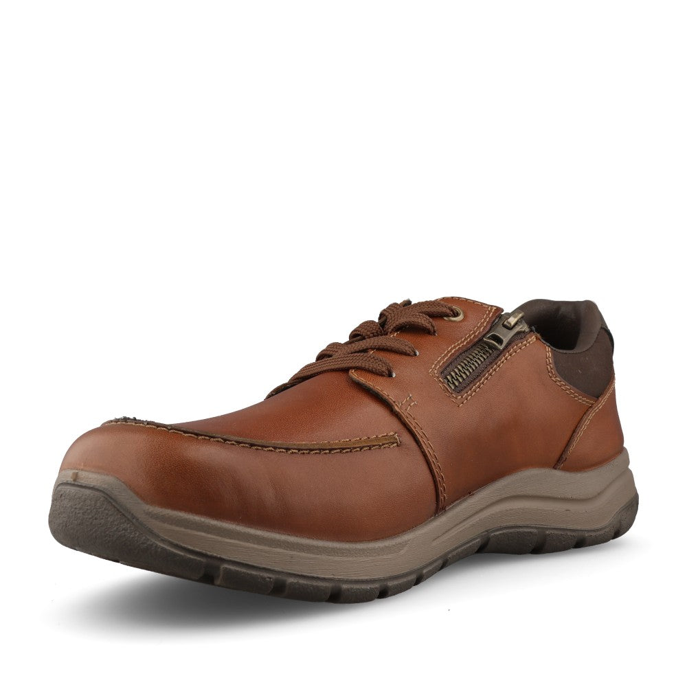 Rieker Mens 03607 Lace Shoe In Brown
