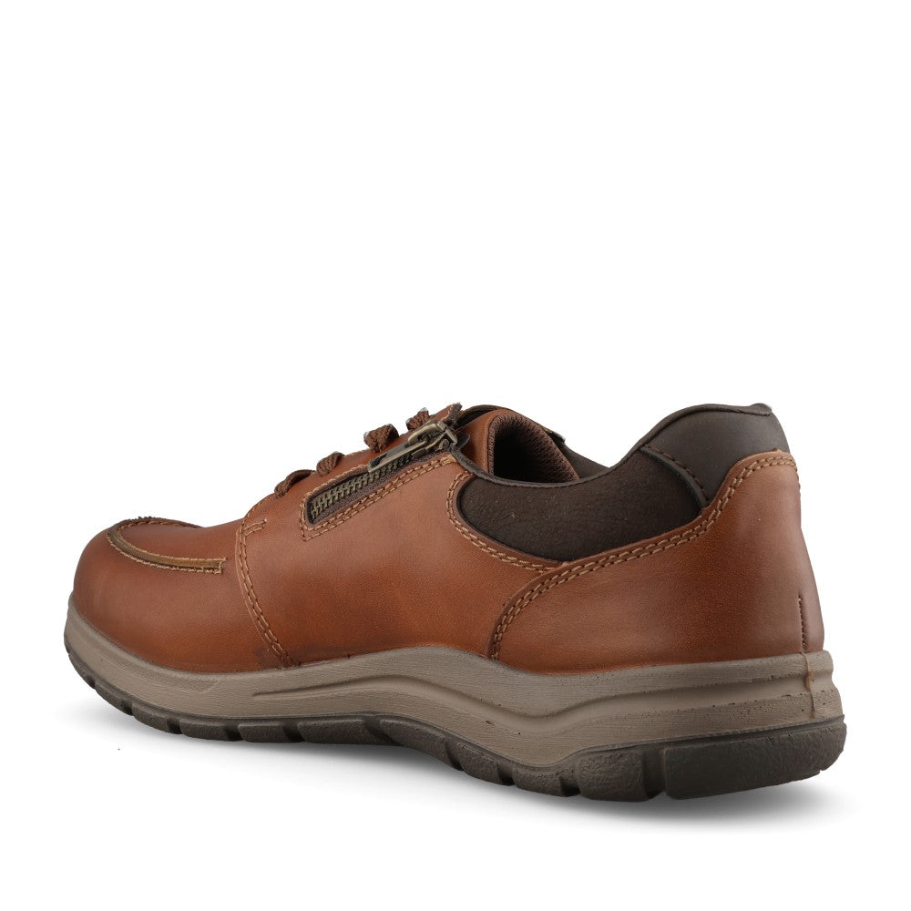 Rieker Mens 03607 Lace Shoe In Brown