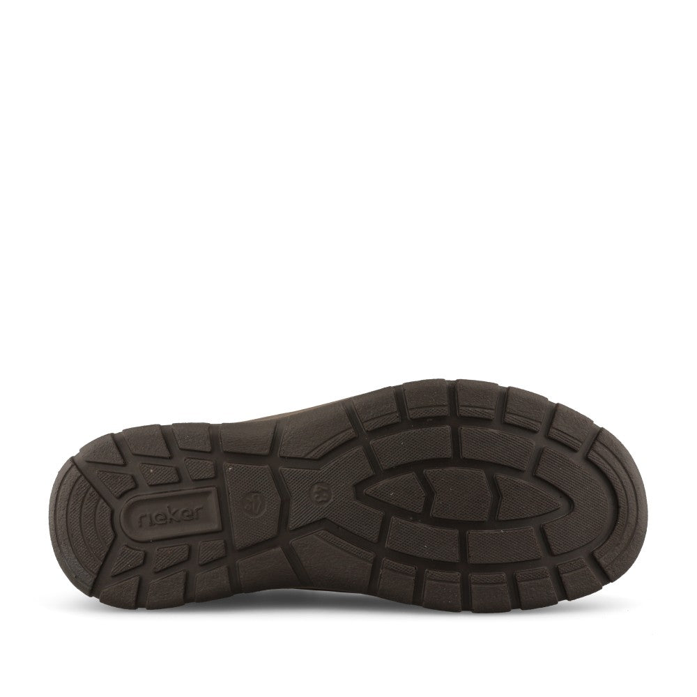 Rieker Mens 03607 Lace Shoe In Brown