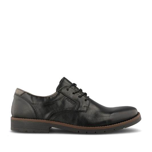 Rieker Mens 13900 Lace Shoe In Black