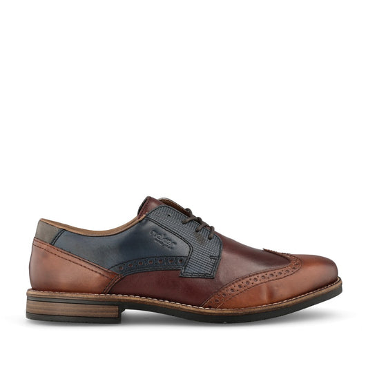 Rieker Mens 13528 Lace Shoe In Multi
