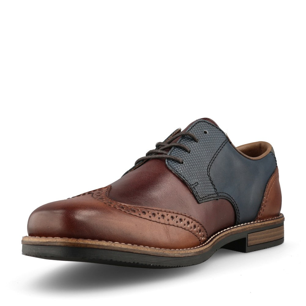 Rieker Mens 13528 Lace Shoe In Multi