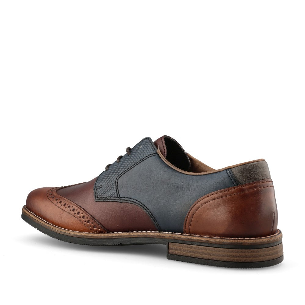 Rieker Mens 13528 Lace Shoe In Multi