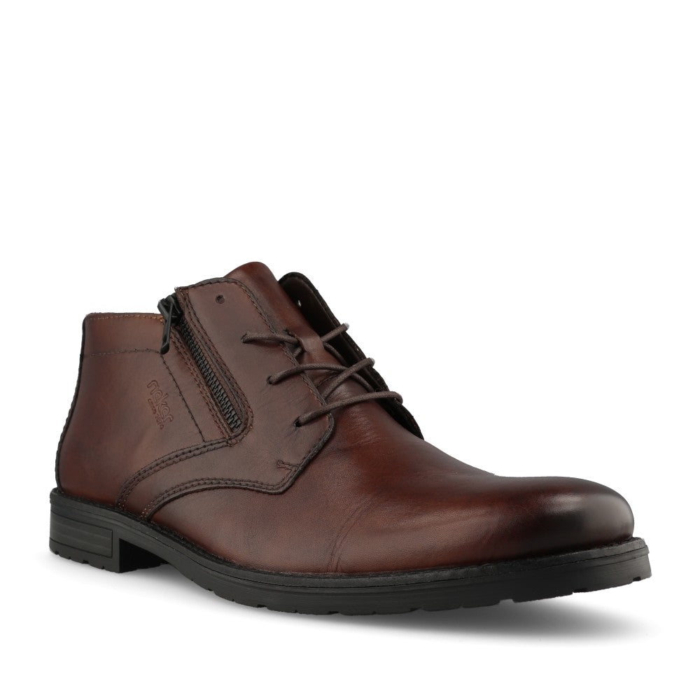 Rieker Mens 14609 Lace Boot In Dark Brown
