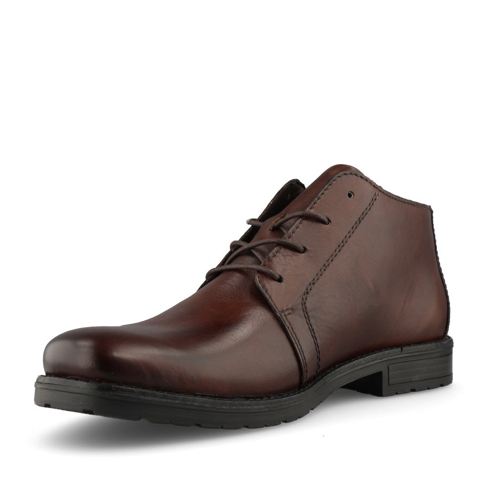 Rieker Mens 14609 Lace Boot In Dark Brown