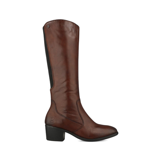 Rieker Ladies 73955 Long Leg Boot In Brown