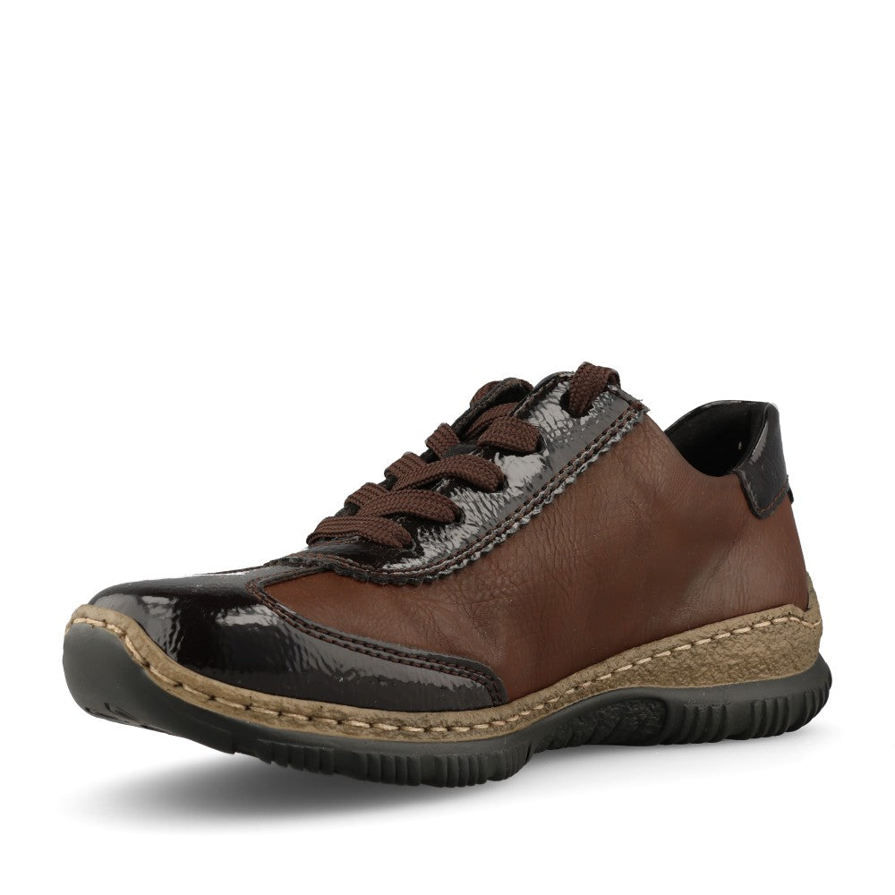 Rieker Ladies N3200 Shoe In Brown