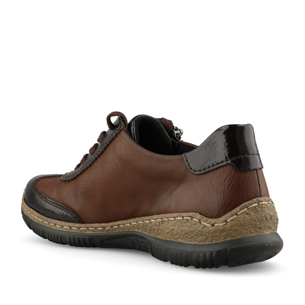 Rieker Ladies N3200 Shoe In Brown