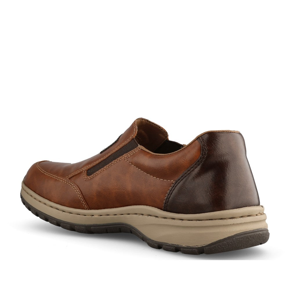 Rieker Mens 03354 Slip-On Shoe In Brown