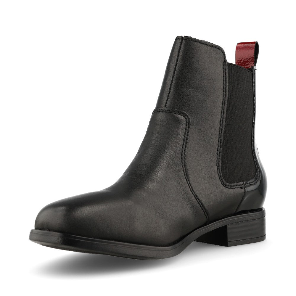 Rieker Ladies 77094 Ankle Boot In Black