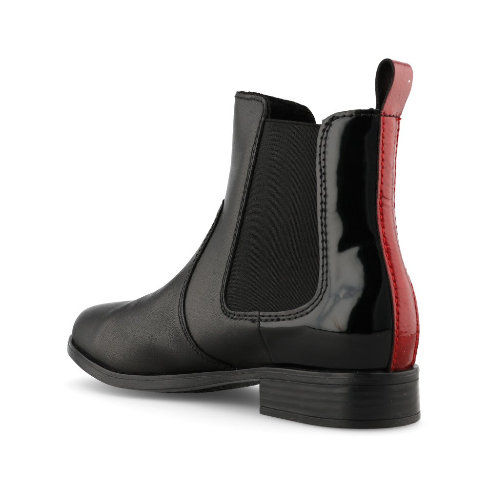 Rieker Ladies 77094 Ankle Boot In Black