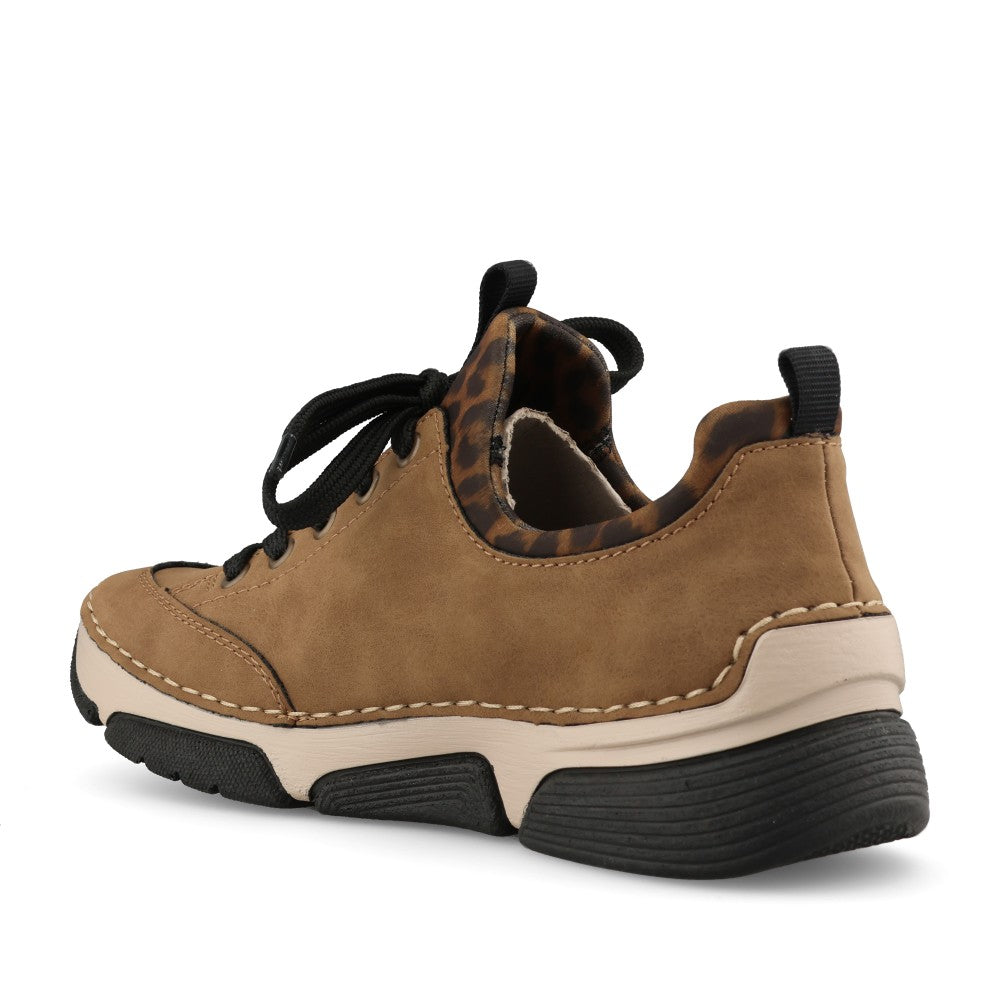 Rieker Ladies 45973 Shoe In Brown