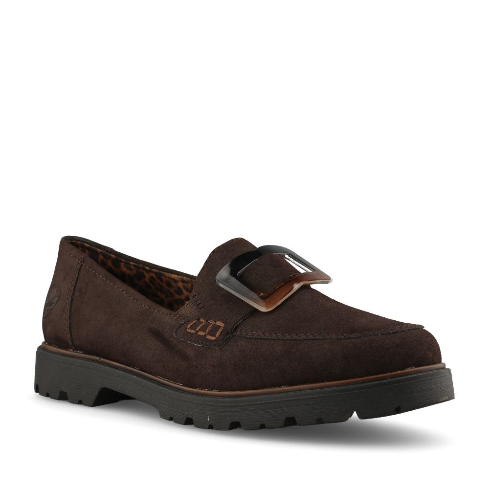 Rieker Ladies 45553 Shoe In Brown