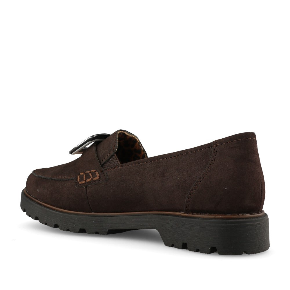 Rieker Ladies 45553 Shoe In Brown