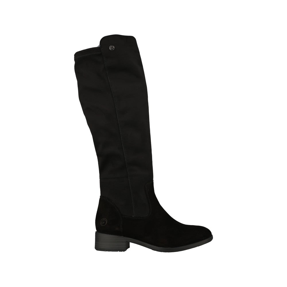 Remonte Ladies D3U70 Long Leg Boot In Black