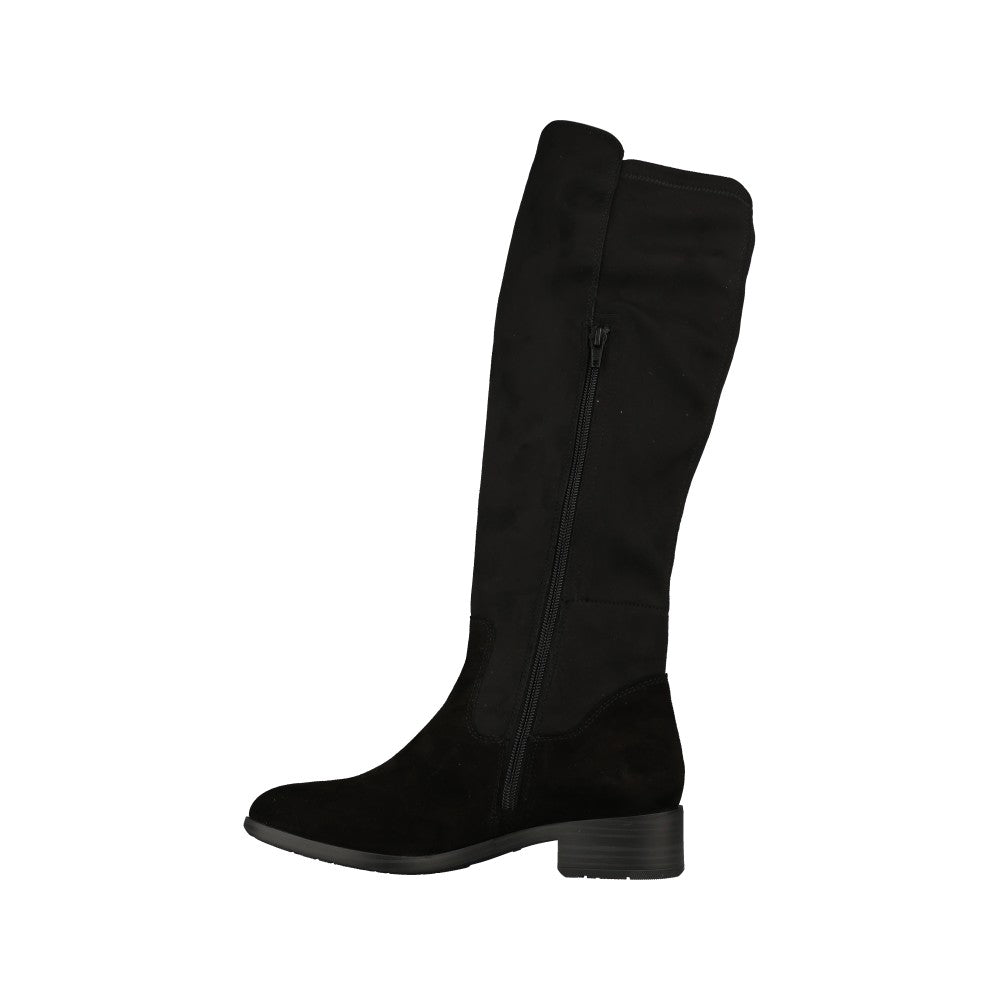 Remonte Ladies D3U70 Long Leg Boot In Black