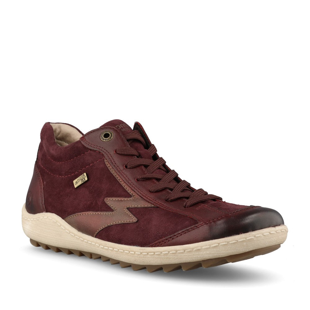 Remonte Ladies R1454-35 Lace Boot In Red