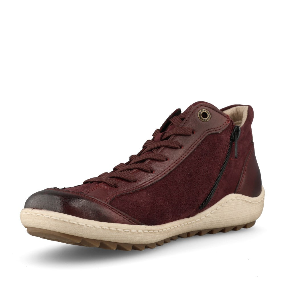 Remonte Ladies R1454-35 Lace Boot In Red