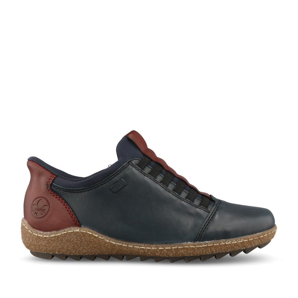 Rieker Ladies L7562 Shoe In Blue