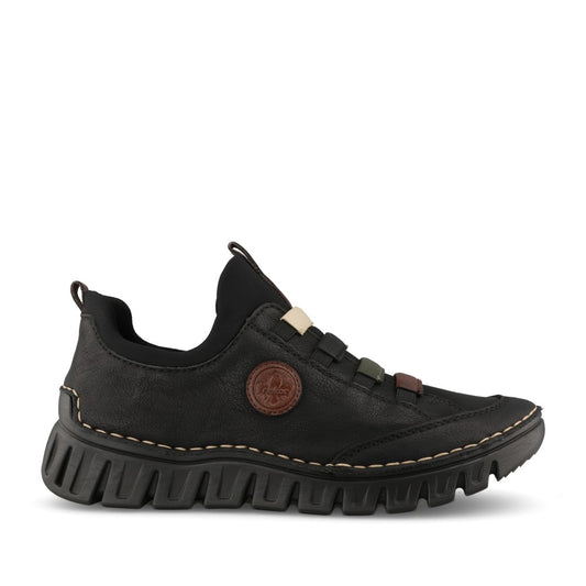 Rieker Ladies 57550 Shoe In Black