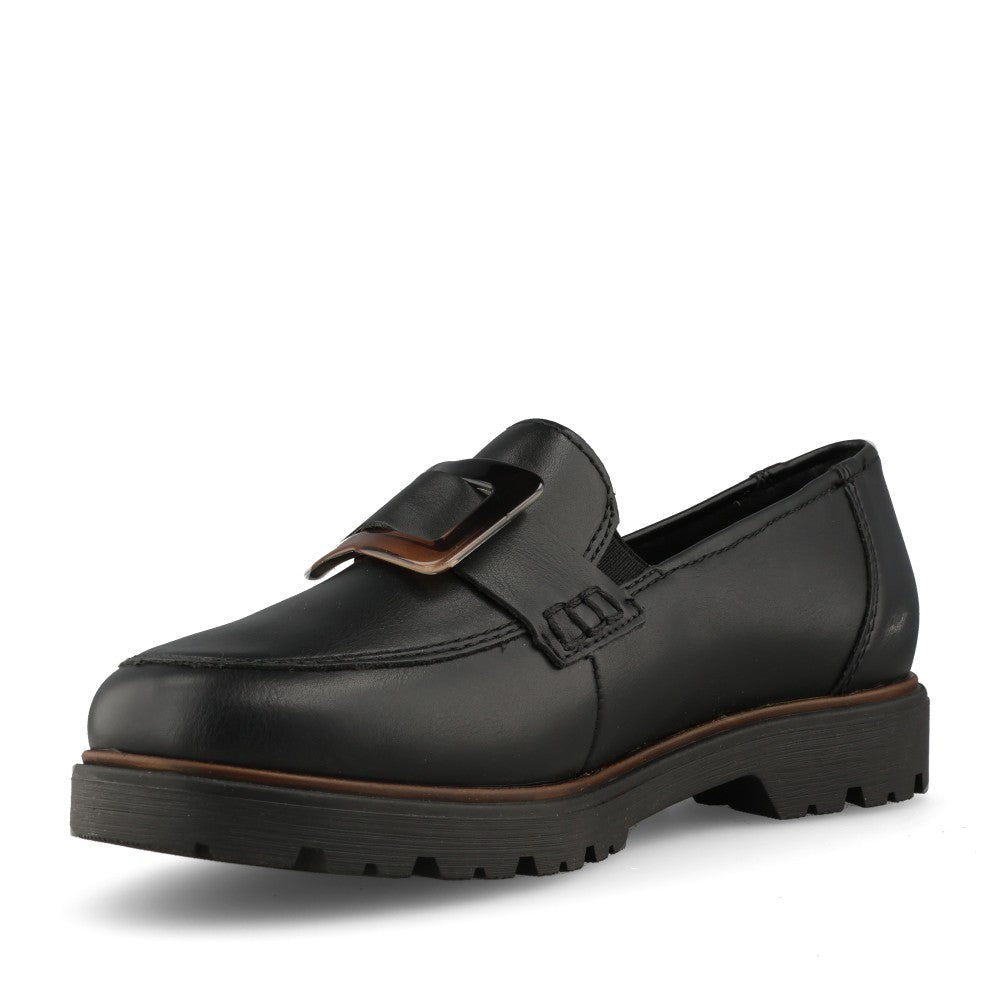 Rieker Ladies 45553 Shoe In Black