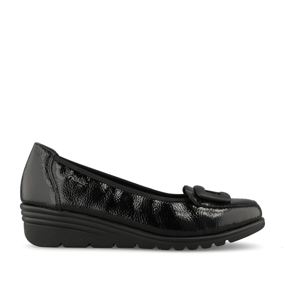 Rieker Ladies L5362 Shoe In Black