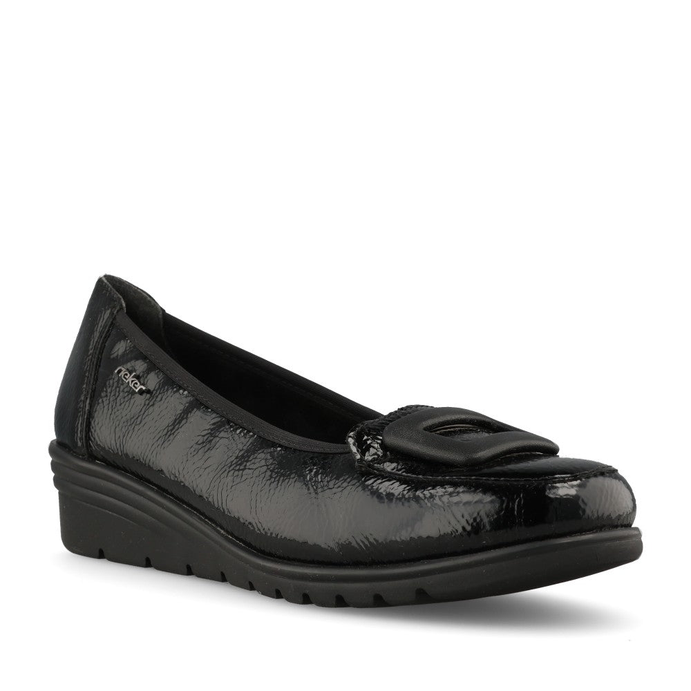 Rieker Ladies L5362 Shoe In Black