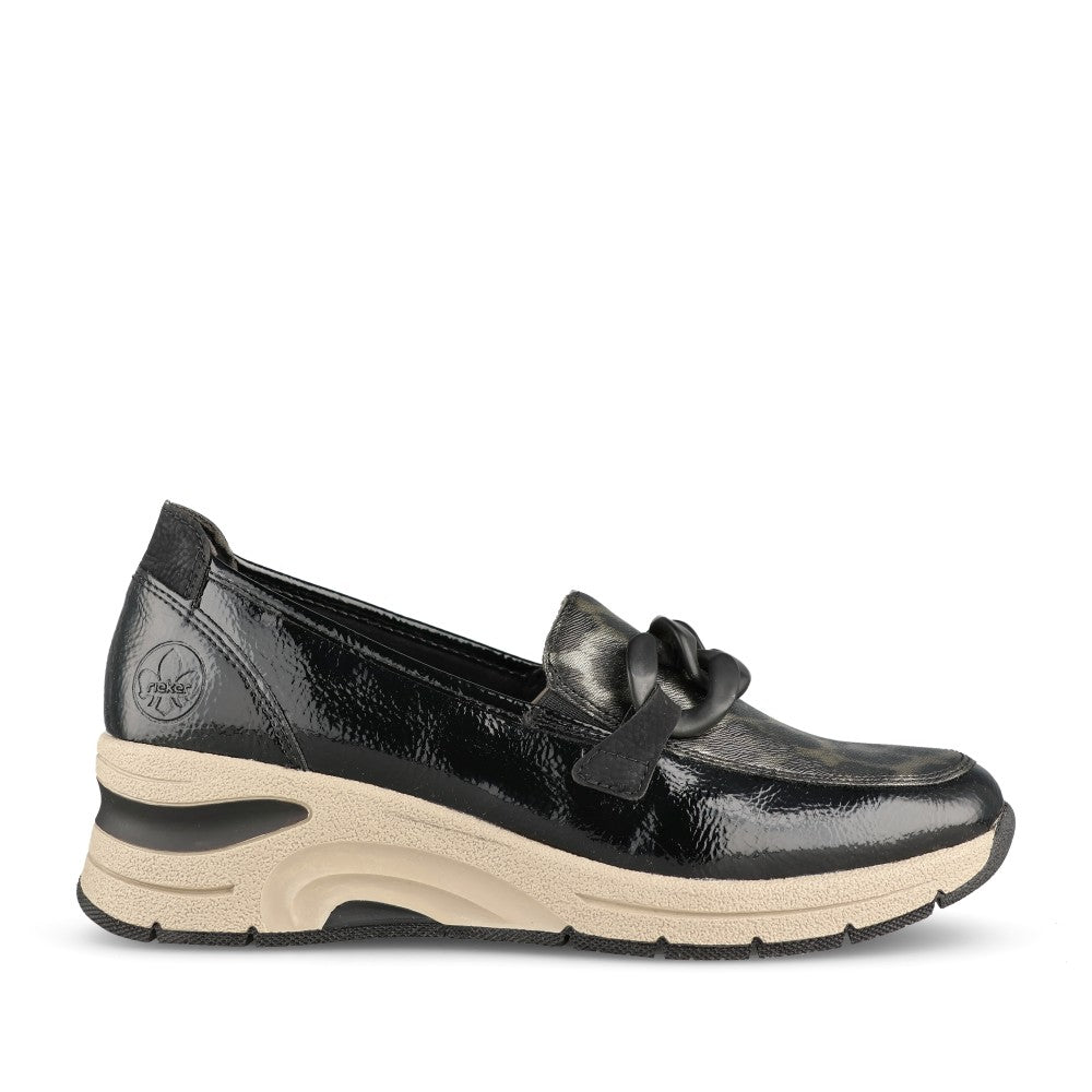 Rieker Ladies N9350 Shoe In Black