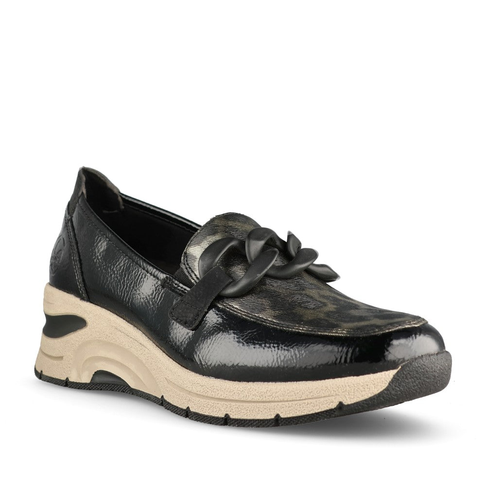 Rieker Ladies N9350 Shoe In Black