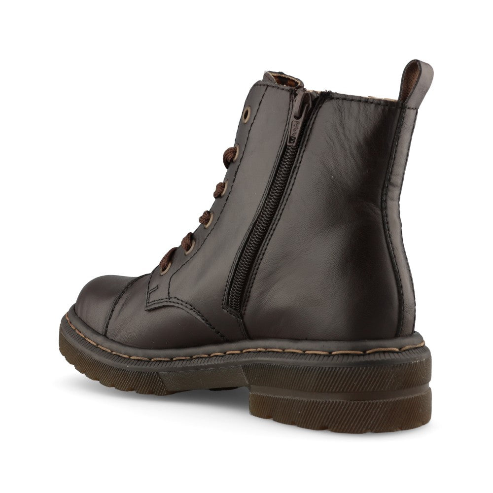 Rieker Ladies 78202 Lace Boot In Brown