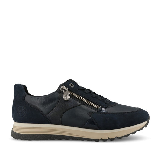 Rieker Ladies 49010 Shoe In Blue
